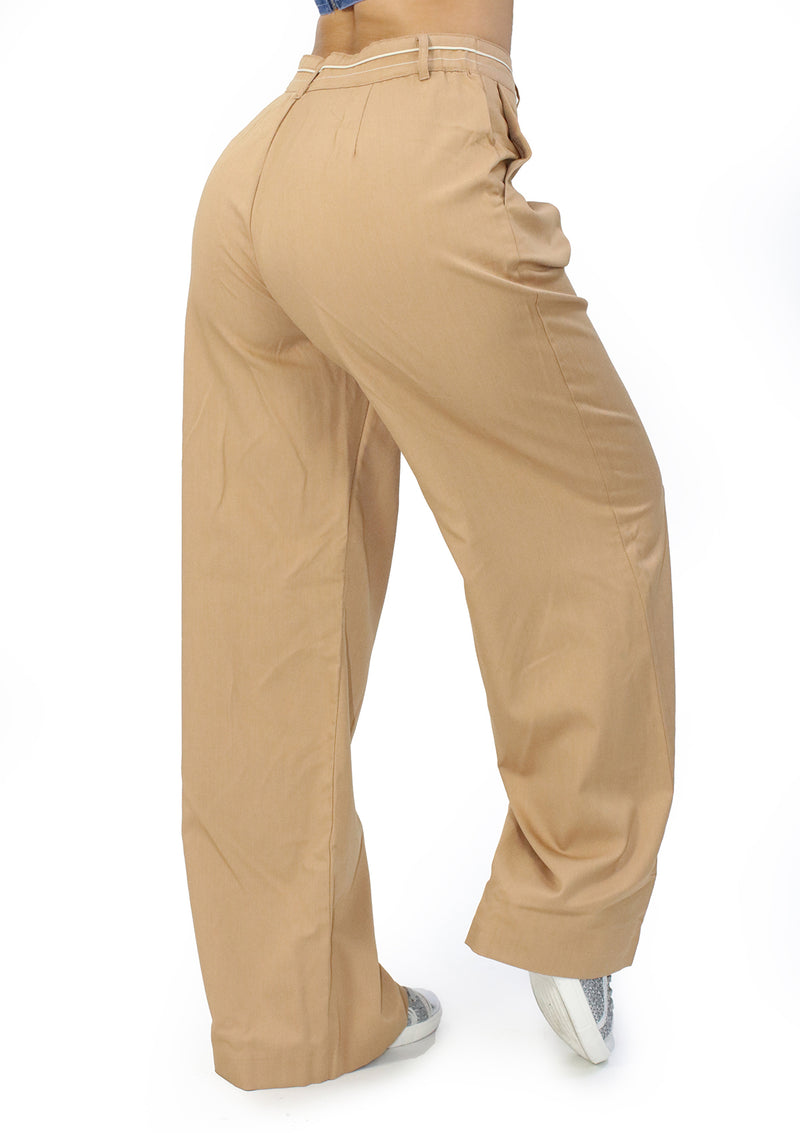 HMP40776-Camel Pantalon de Mujer