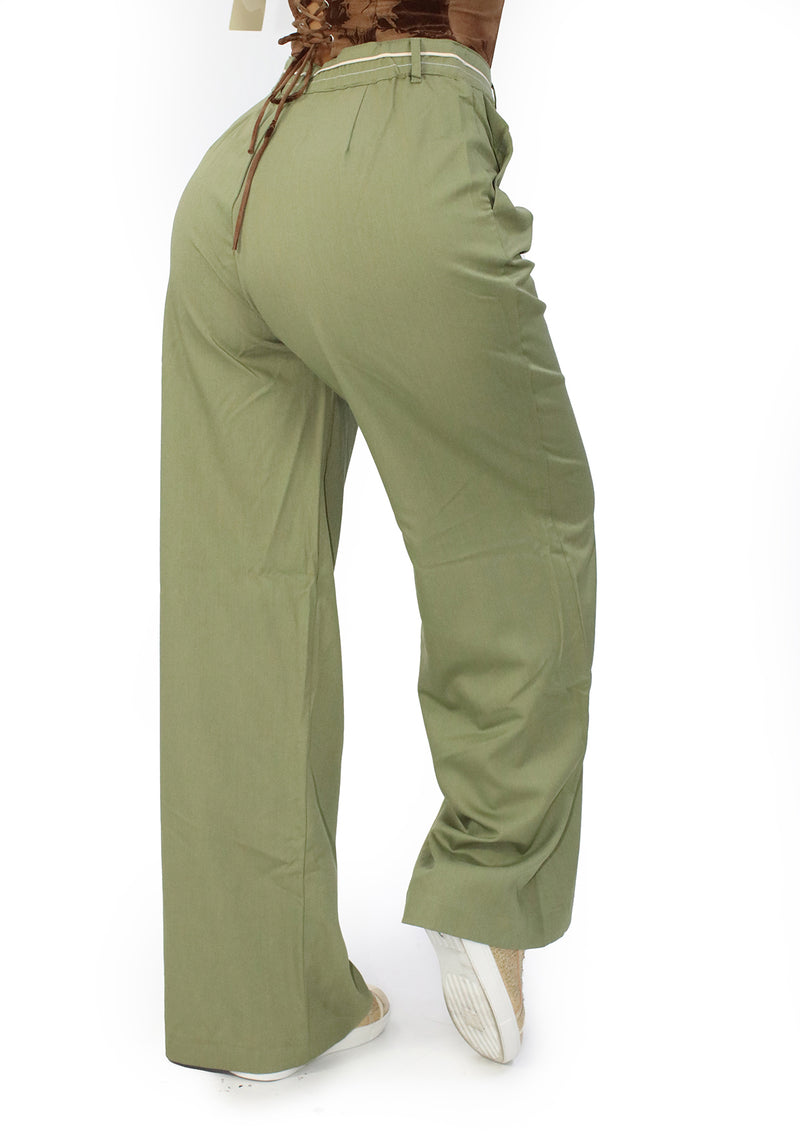 HMP40776-Olive Pantalon de Mujer