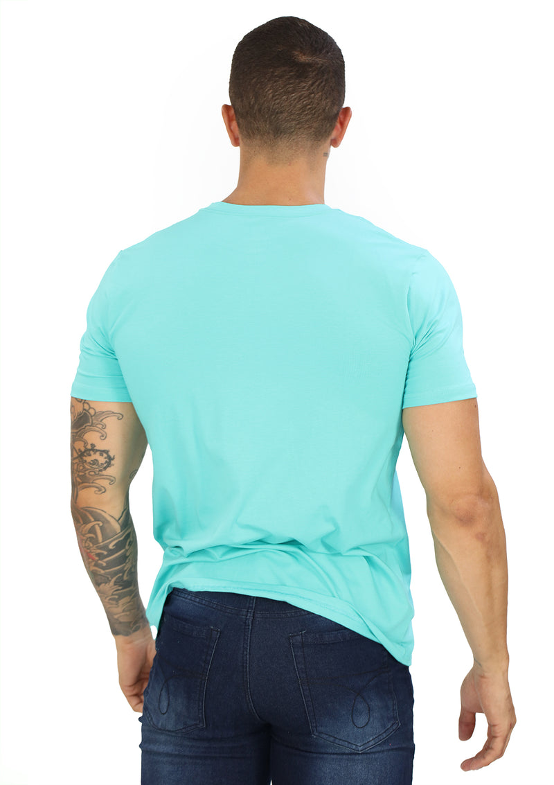 HN04367 Aqua Men's T-Shirt by HN