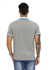 HN04374 Grey Mens Polo by HN