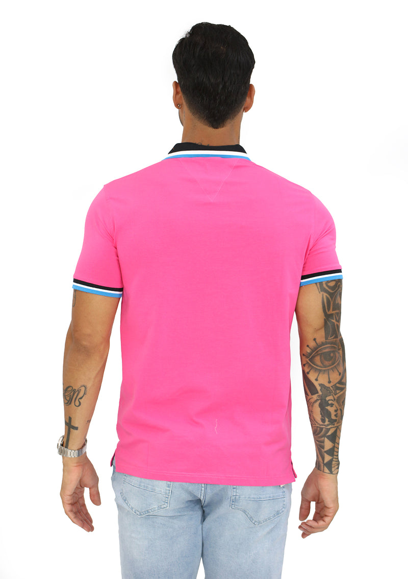 HN04376 Fuchsia Mens Polo by HN