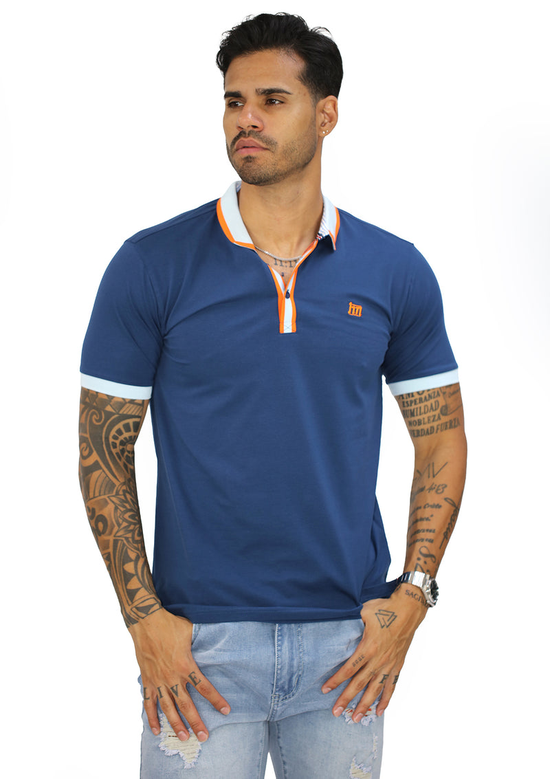 HN04384 Navy Mens Polo by HN