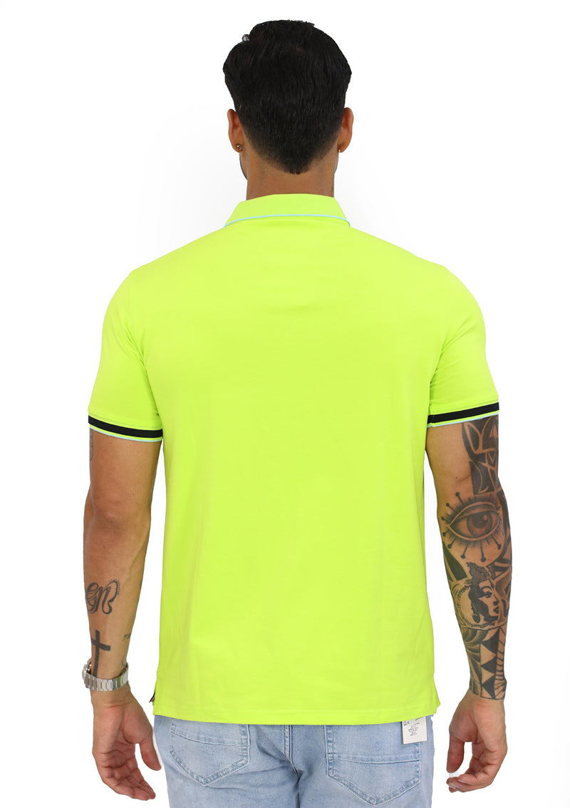 HN04388 Green Mens Polo by HN