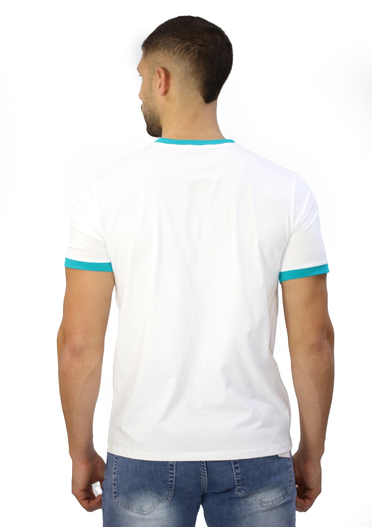 HN-04415 White Men's T-Shirt by HN