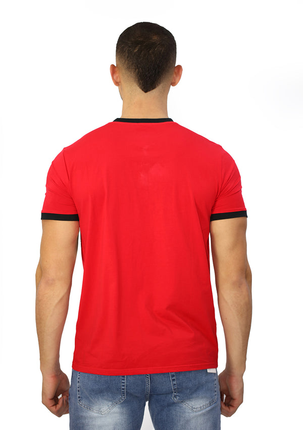 HN-04418 Red Men's T-Shirt by HN
