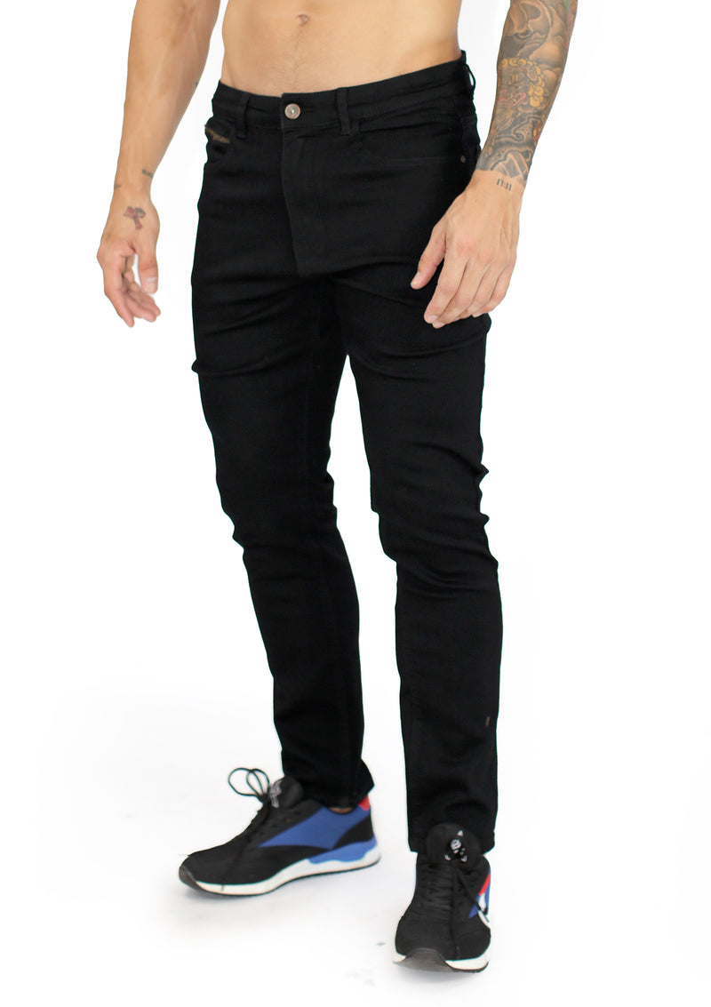 HN-04422 Black Slim Fit Jeans Mens by HN