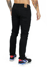 HN-04422 Black Slim Fit Jeans Mens by HN