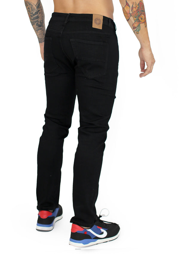 HN-04422 Black Slim Fit Jeans Mens by HN