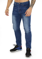 HN-04426 Blue Slim Fit Jeans Mens by HN