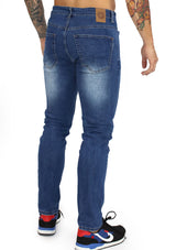 HN-04426 Blue Slim Fit Jeans Mens by HN