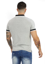 HN-04429 Grey Mens Polo by HN