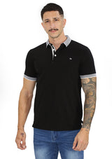 HN-04432 Black Mens Polo by HN