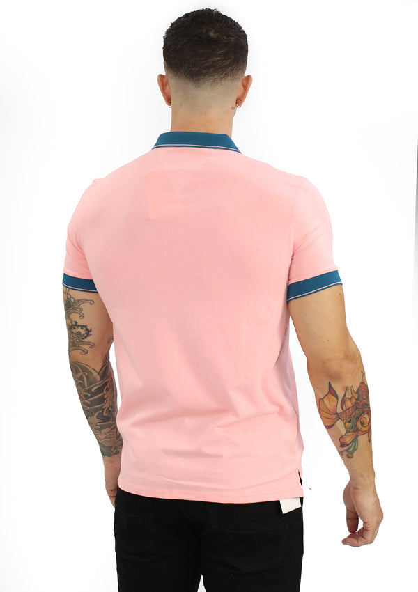 HN-04439 Pink Mens Polo by HN