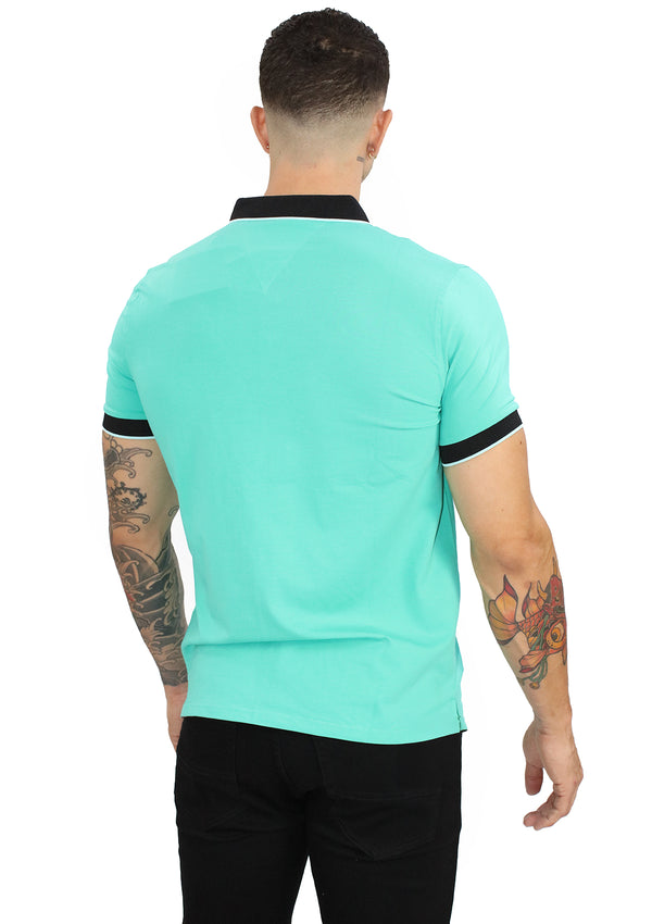 HN-04442 Green Mens Polo by HN