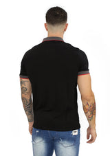 HN-04444 Black Mens Polo by HN