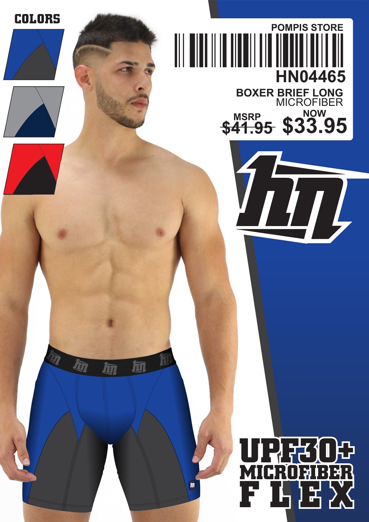 HN-04465 Boxer Brief Long by HN
