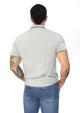 HN-04486 Gray Mens Polo by HN