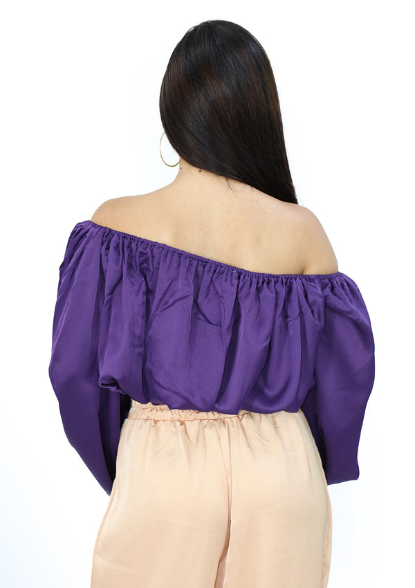 HYHF23G502 Shadow Purple Blusa de Mujer