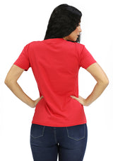 IN-Y300-CH Red Heart Be Mine Blusa de Mujer