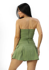 IR-ID-5737 New Olive Vestido de Mujer