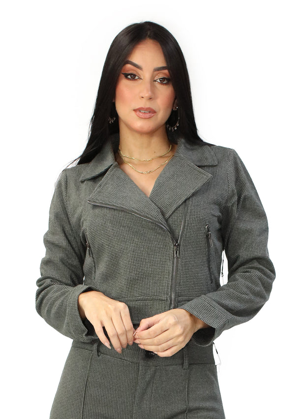 IR-IJ-99412 Charcoal Jacket de Mujer