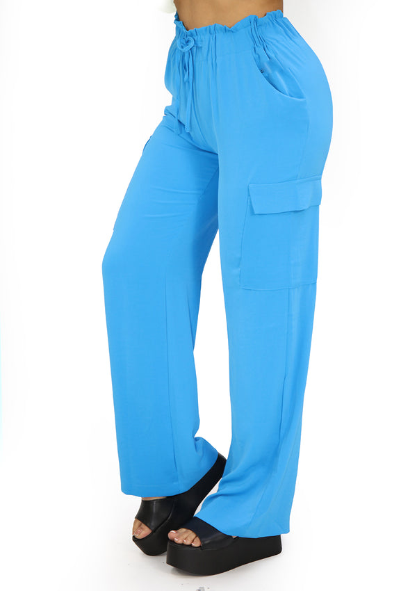 IRIP9069 Electric Blue Pantalón de Mujer