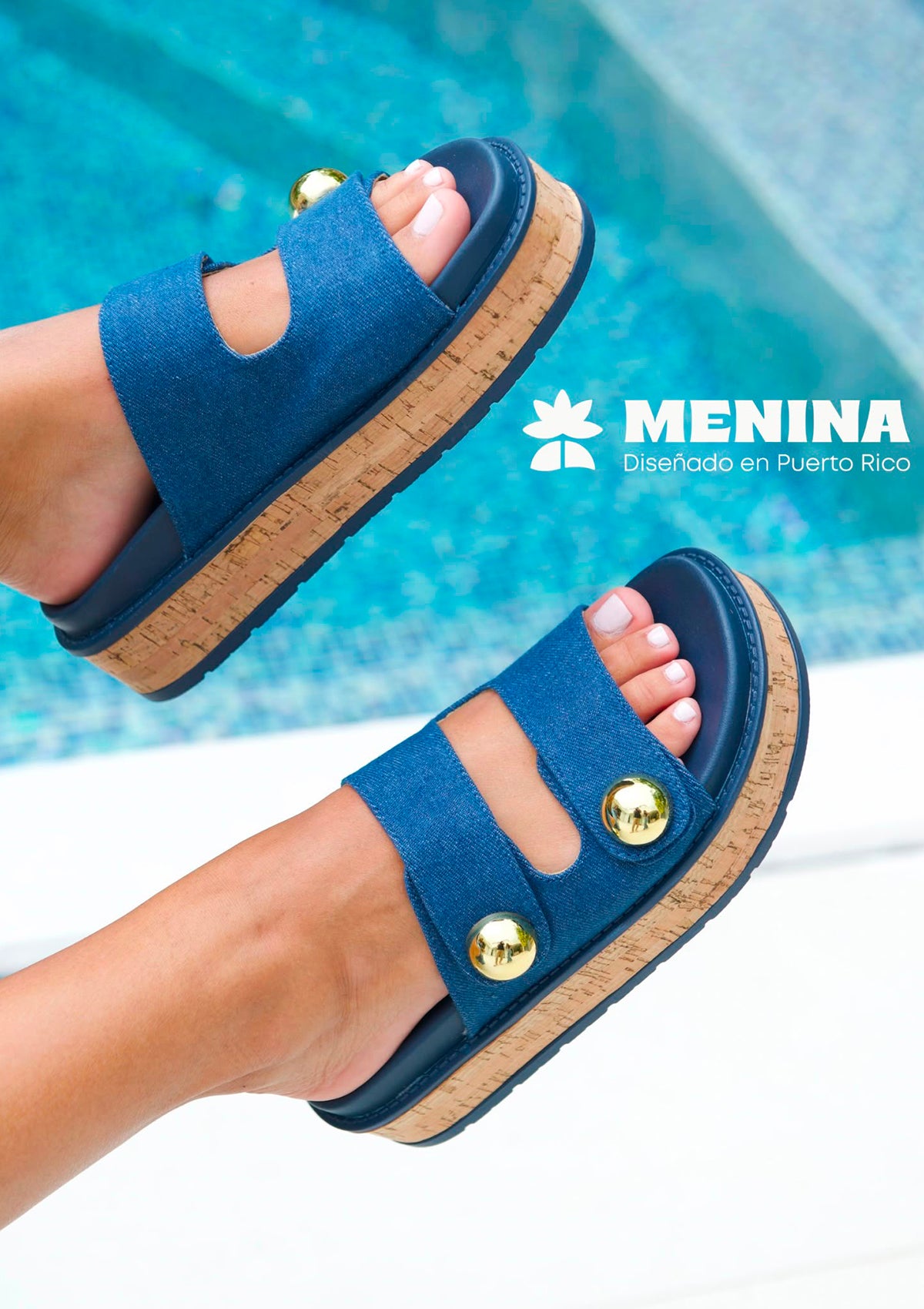 JC-ALEXA Dark Denim Menina Women Shoes