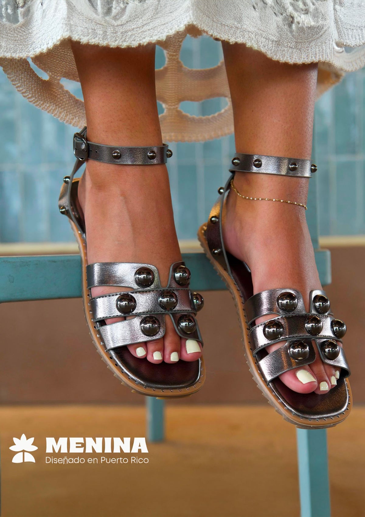 JC-CINTHIA Pewter Menina Women Shoes
