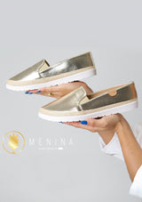 JC-KONA Gold Menina Women Shoes