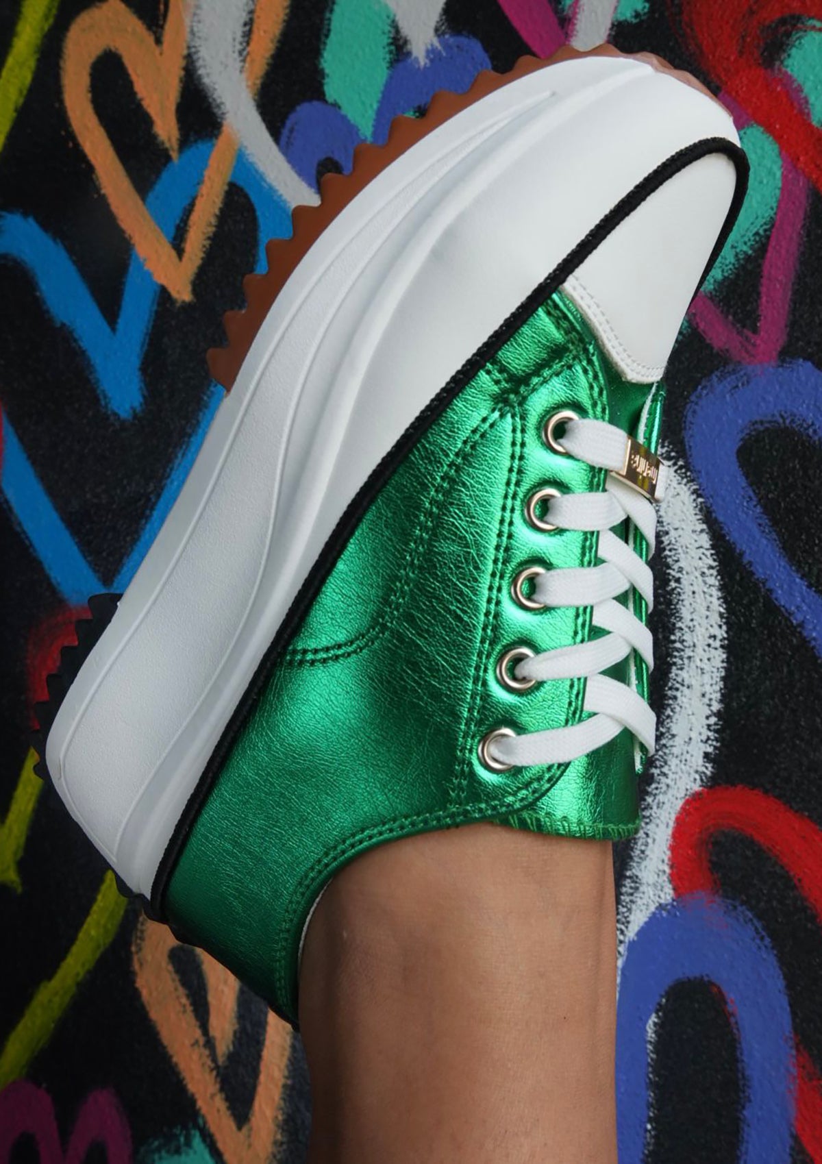 JC-KYLIE-3N Metallic Green Menina Women Shoes
