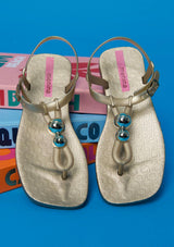 JC-MANGO-3 Gold Menina Women Shoes