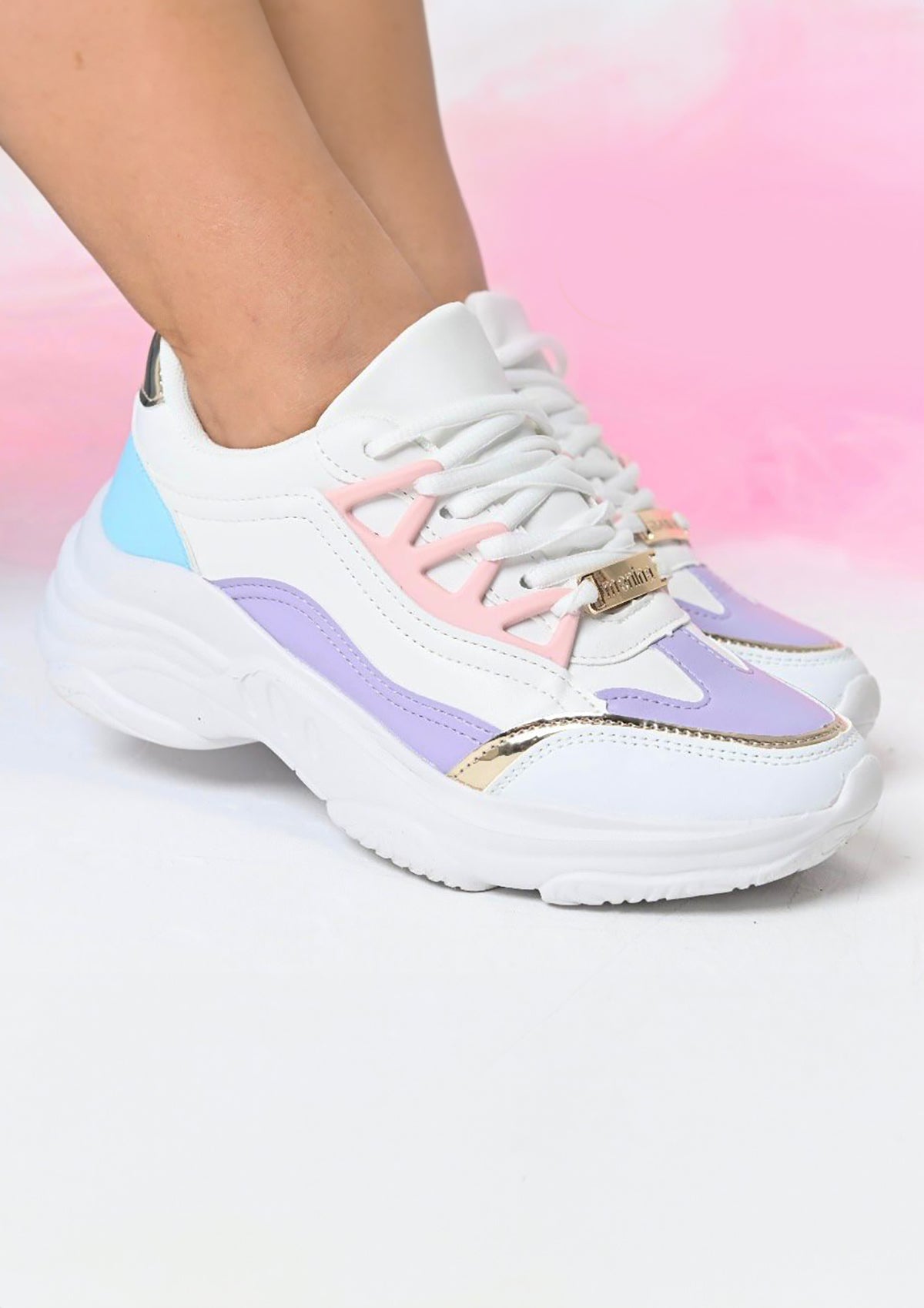 JC-MOLLY White Multi Menina Women Shoes