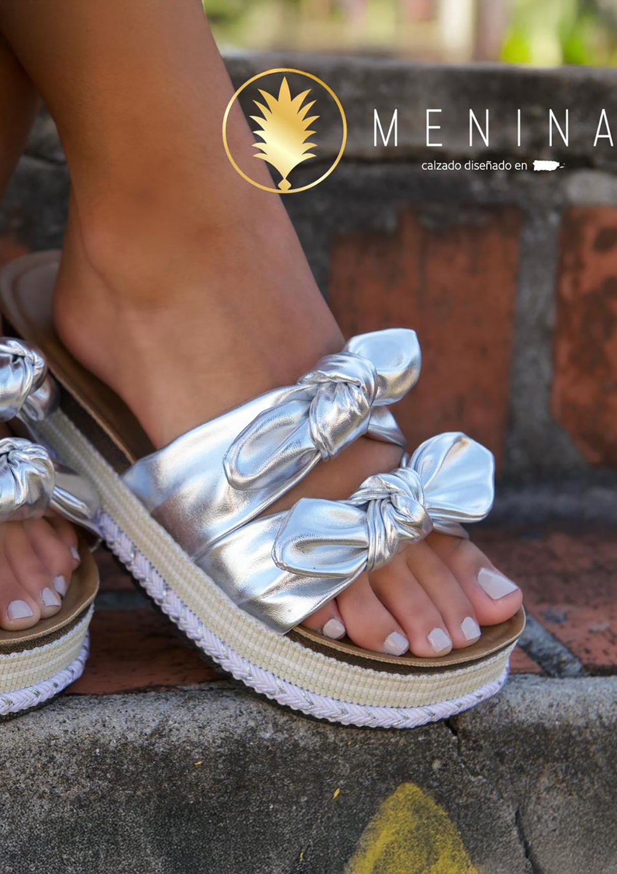 JC-NAPPA-2 Silver Menina Women Shoes