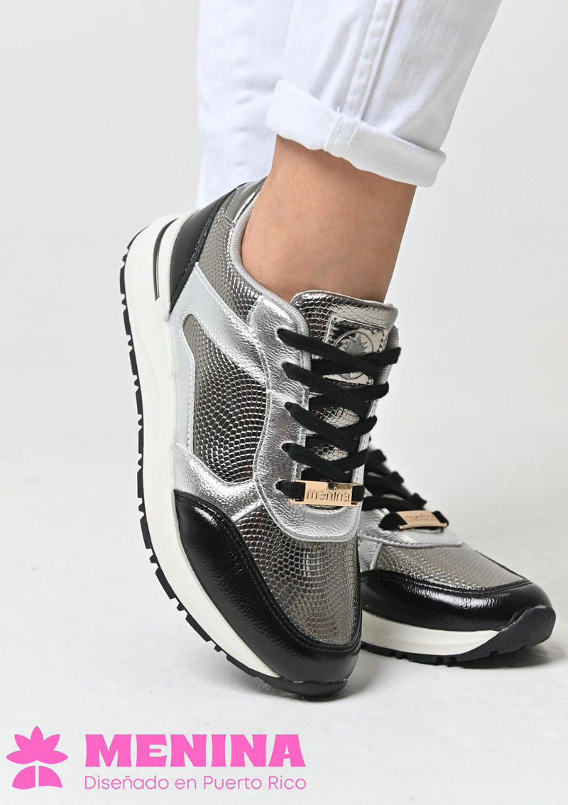 JC-PILY Black Multi Menina Women Shoes