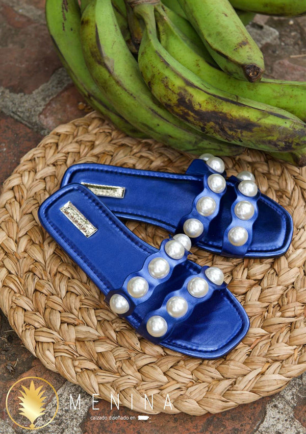 JC-TIARA-2N Metallic Blue Menina Women Shoes