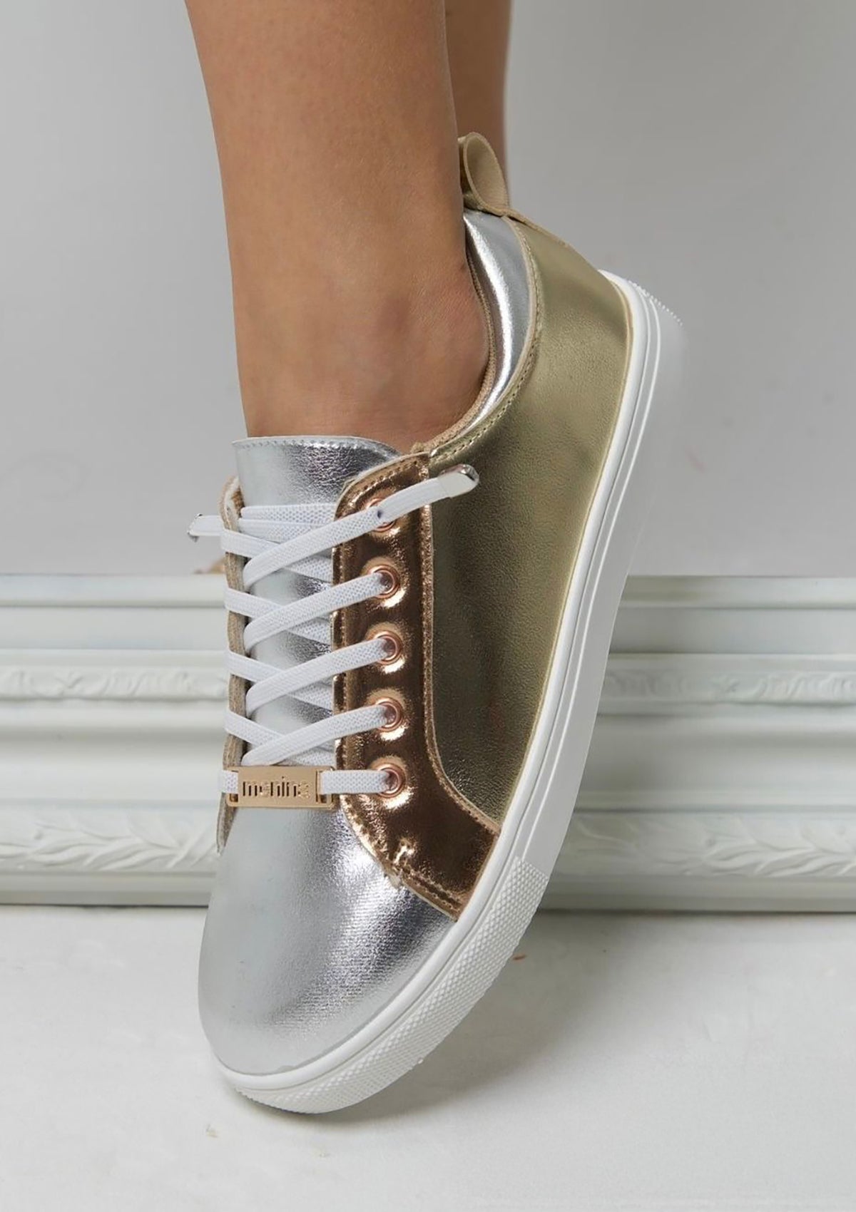 JC-ZURI Gold Menina Women Shoes