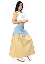 LC-4336 Beige Skirt Woman by LC