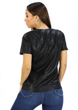 LCA4760 Black Blusa de Mujer