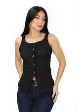 LC-A-6721 Black Blusa de Mujer