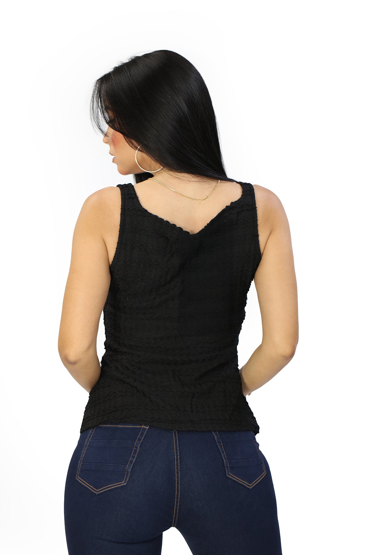 LC-A-6721 Black Blusa de Mujer