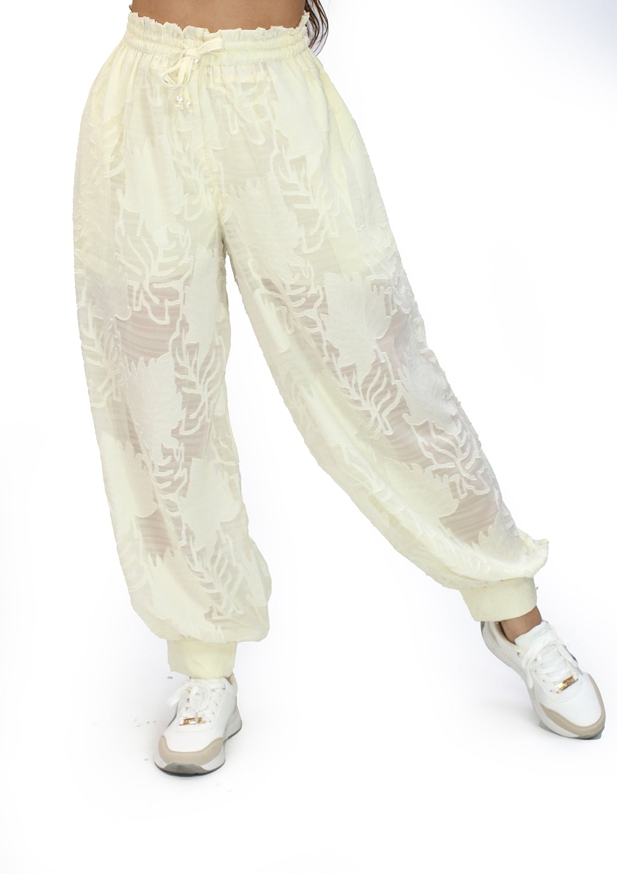 LC-A-7354 Beige Pantalon de Mujer