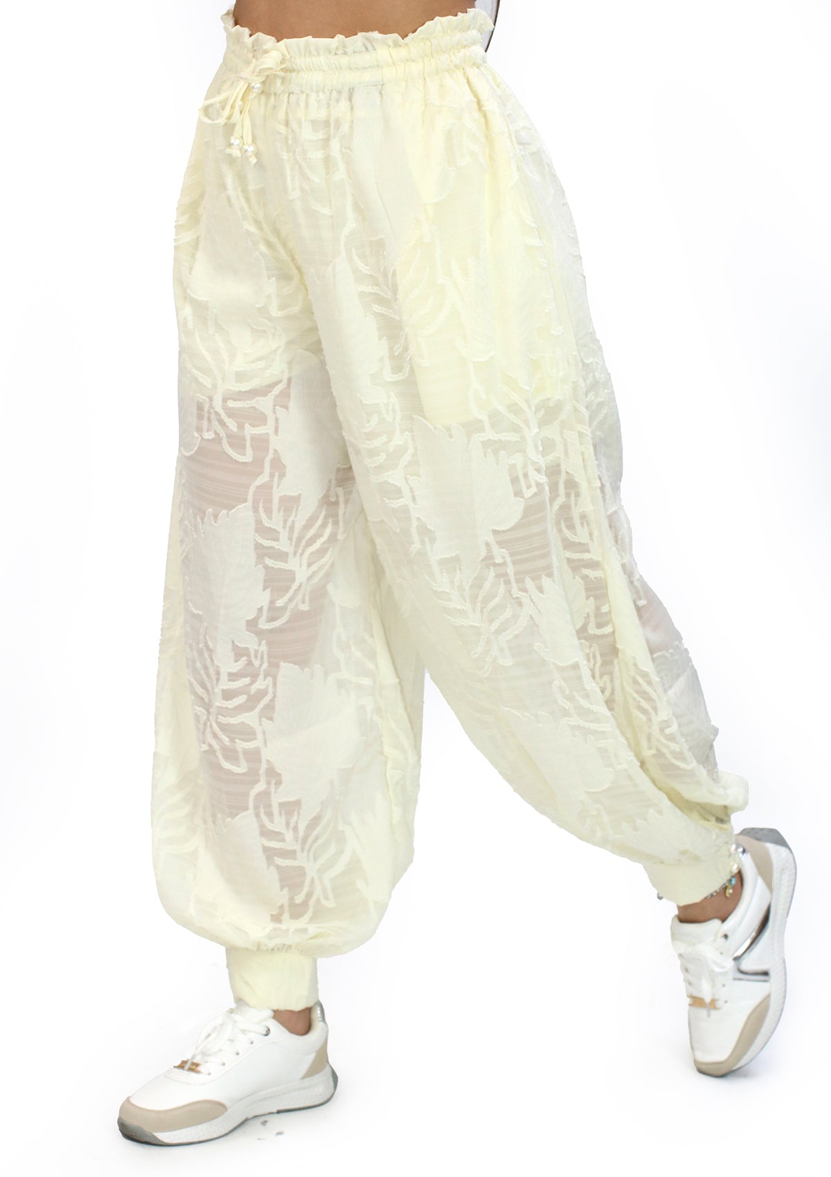 LC-A-7354 Beige Pantalon de Mujer
