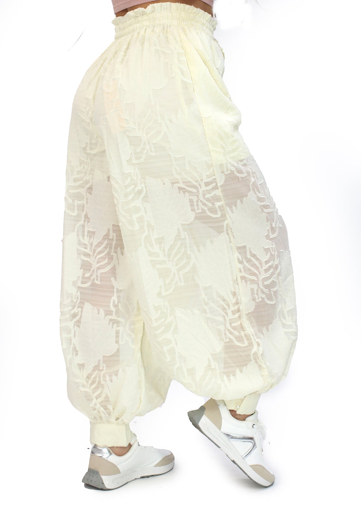 LC-A-7354 Beige Pantalon de Mujer