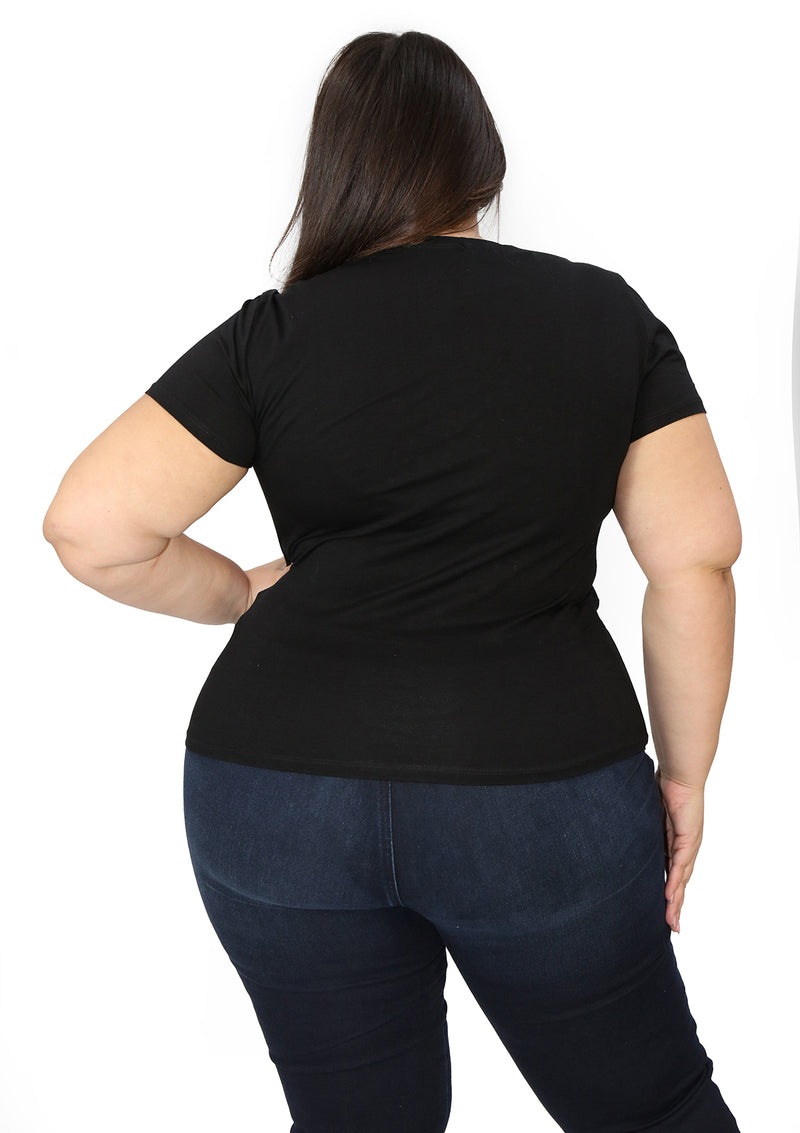 LD1329 Blusa de Mujer Plus Size