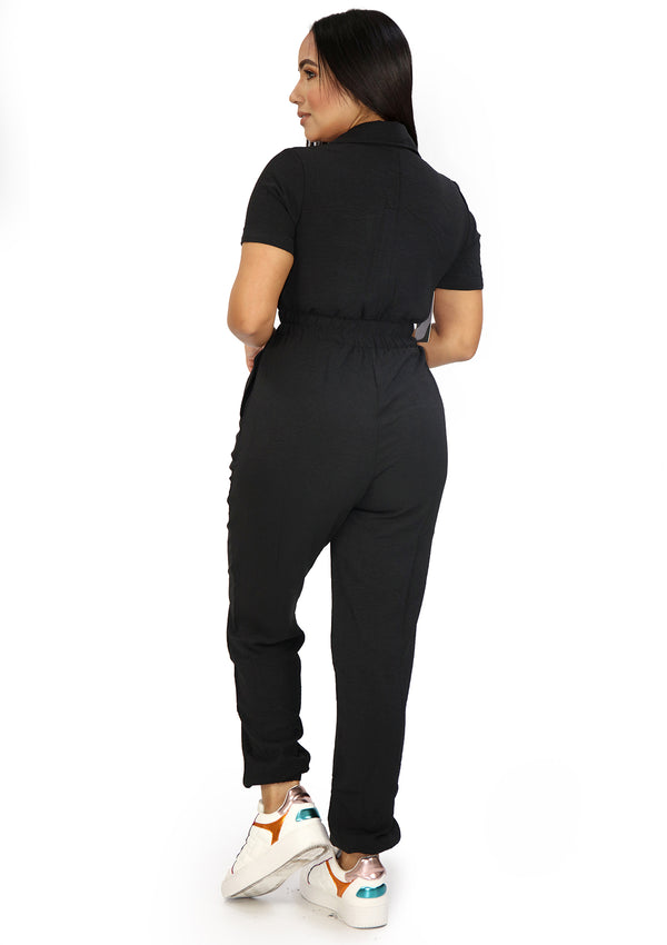 LPAIR2J Black Jumpsuit de Mujer
