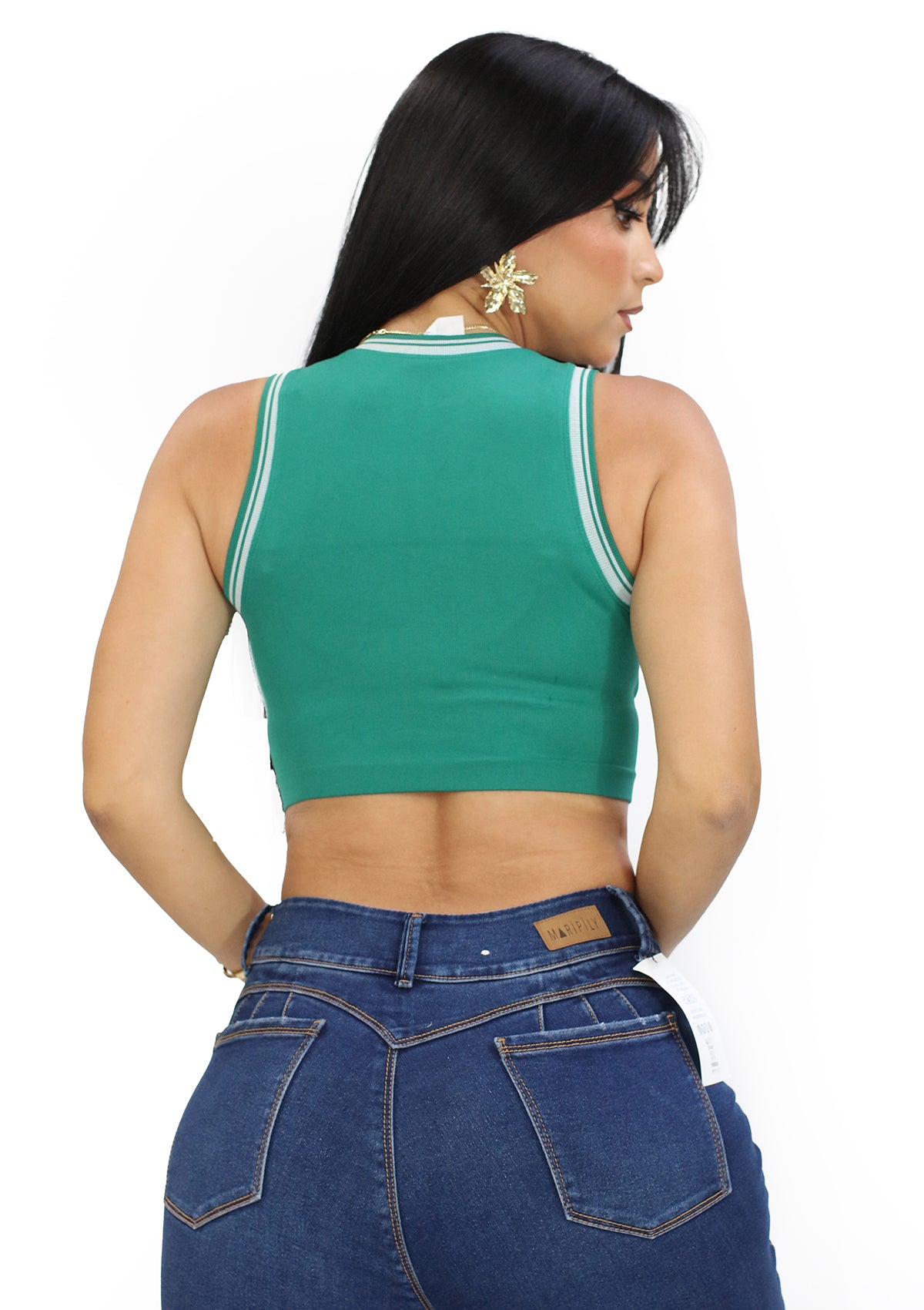 LP-ALO-30T Club Green Top de Mujer