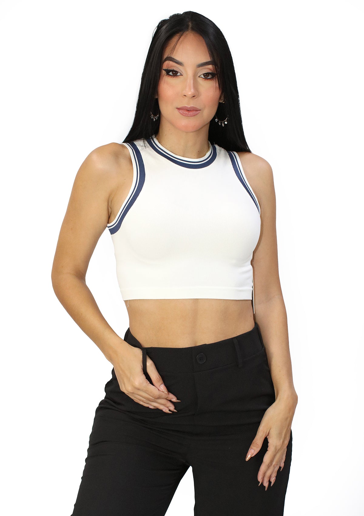 LP-ALO-30T Lux White Top de Mujer
