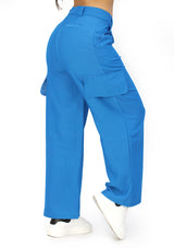 LPCARGOCH1 Cobalt Pantalón Cargo de Mujer
