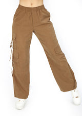 LPCARGOSU1 Milk Chocolate Pantalón Jogger de Mujer