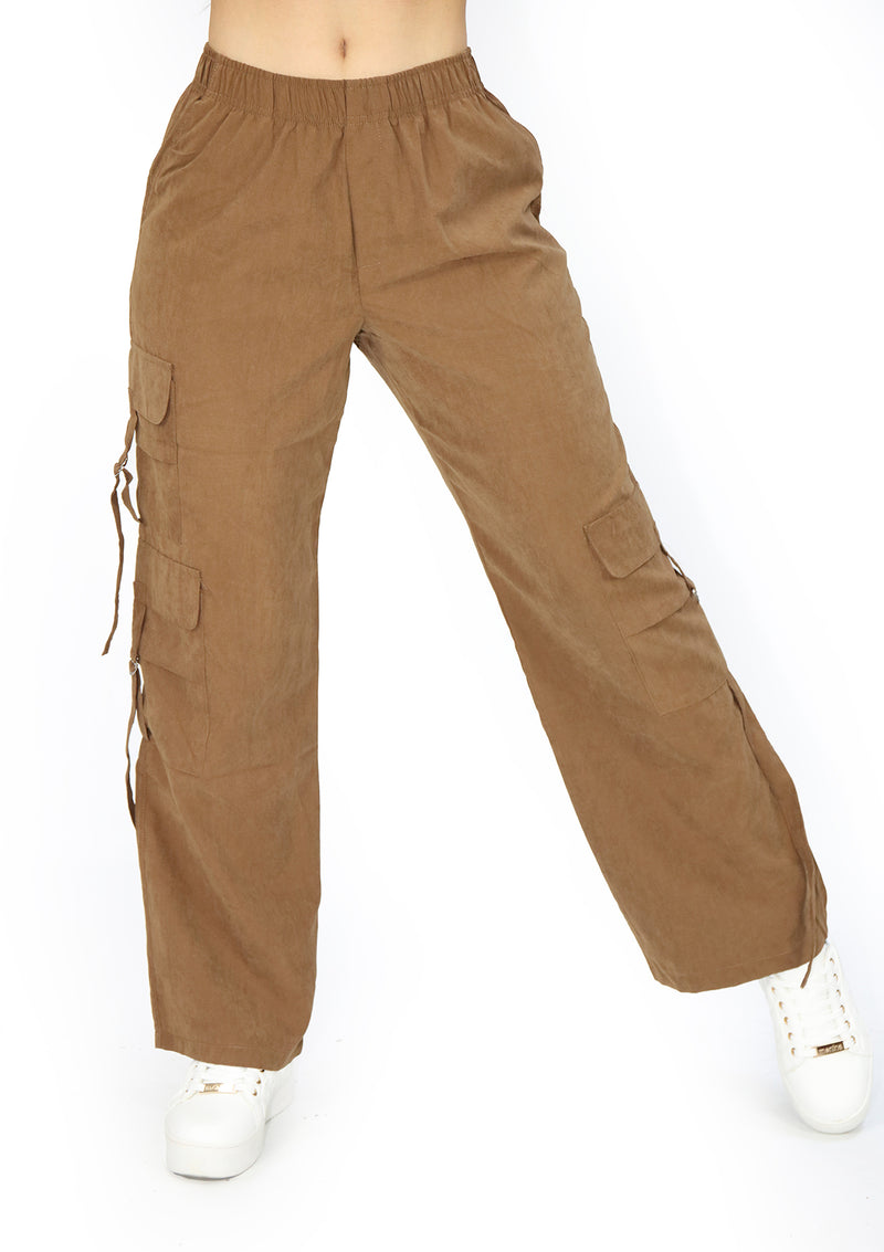 LPCARGOSU1 Milk Chocolate Pantalón Jogger de Mujer